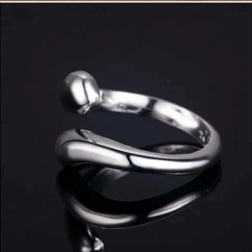 925 Sterling Silver Waterdrop Jewelry Set Bracelet Necklace Earrings and Ring - Picture 10 of 16